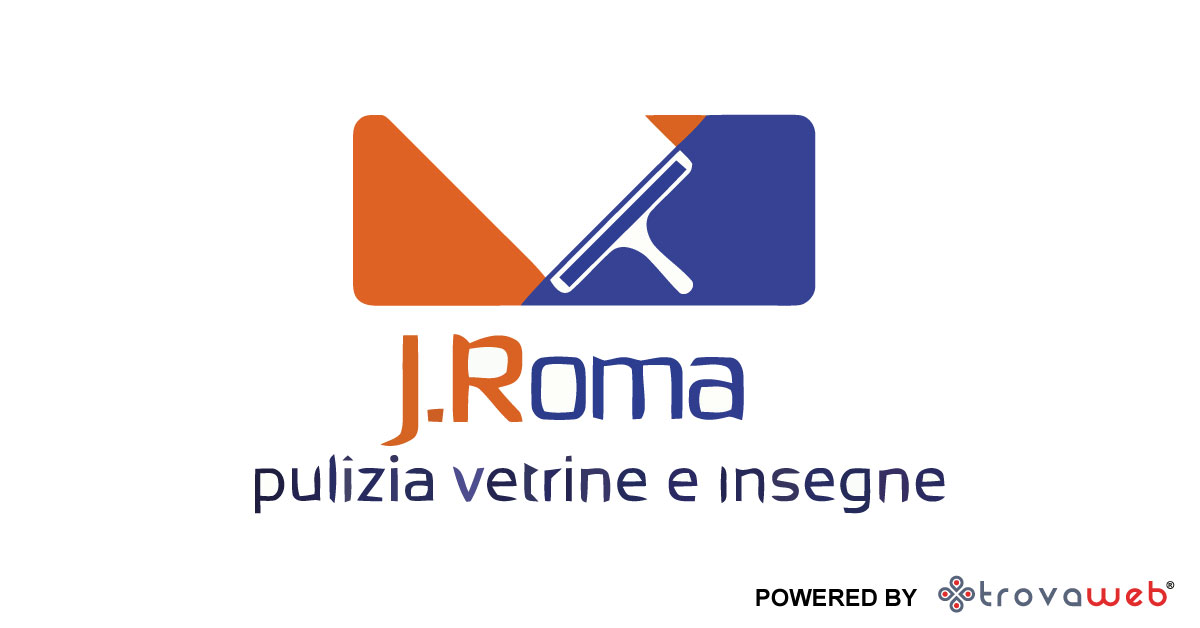 Pulizie Vetrine e Insegne J. Roma