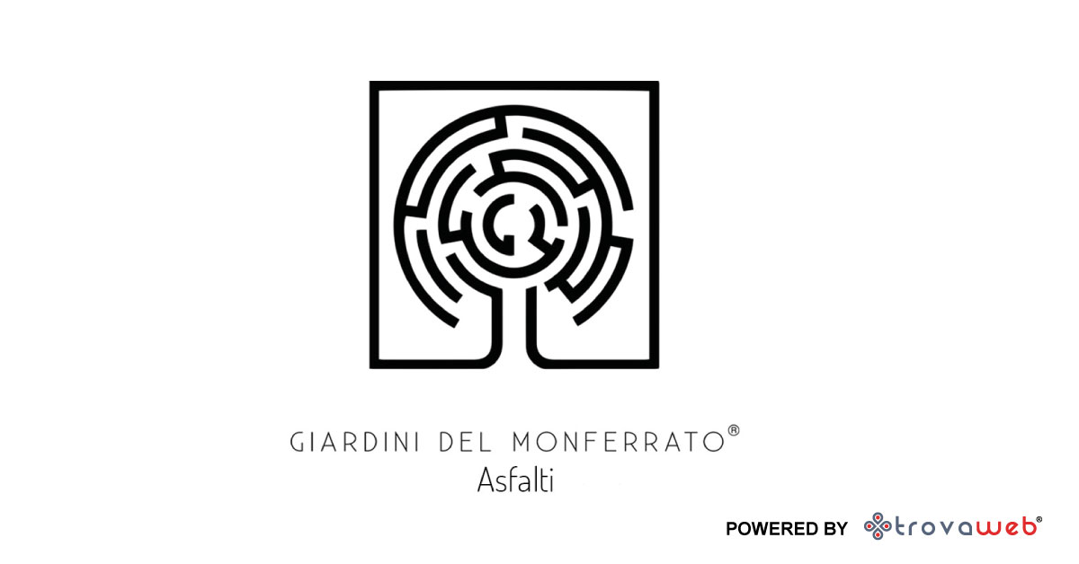 Realizzazione Asfalti BIO by Giardini del Monferrato